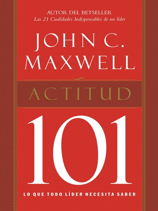Title details for Actitud 101 by John C. Maxwell - Available